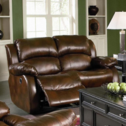 Morrell Leather Reclining Loveseat