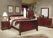 Louis Philippe Bedroom Bed