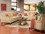 Amorose Chenille Casual Sofa Set