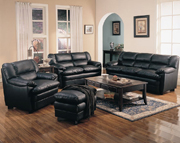 Harper Sofa Set - Black