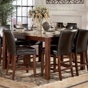 Achillea Counter Height Dining Table with Marble Top