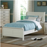 Marianne Panel Bed White Twin