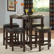 Brussel II 5-Piece Counter Height Dinette