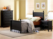 Pottery Black Youth Bedroom Set