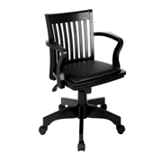 Deluxe Bankers Office Chair Black