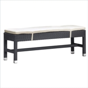 Modern Patio Myrtle Double Bench