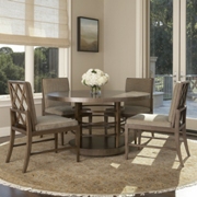 Brookline Round Dining Set-Walnut