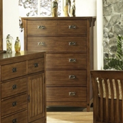 Craftsman Chest-Medium Brown Oak