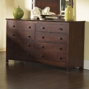 Enchantment 8 Drawer Dresser in Rich Cappuccino