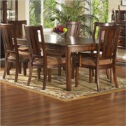 Rhythm Rectangular Casual Dining Table in Burnished Rum Finish