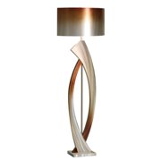 Swerve Floor Lamp-Brushed Aluminum