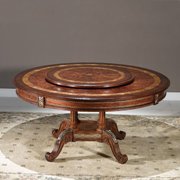 Louis XVI Round Dining Table 63 Diameter