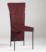 Jennifer Burgundy Upholstered Side Chair