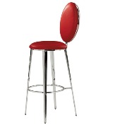 Belina C ounter Bar Stool-Red