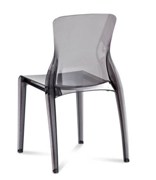 Chrystal Dining Chair-Transparent Smoke