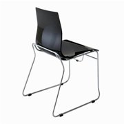 Gel Stacking Chair-Black