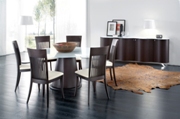 Palio-152 Round Table with Aston Chairs & Optional Palio Sideboard