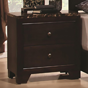 Conner Nightstand with Faux Marble Top