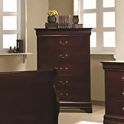 Louis Philippe 5 Drawer Chest