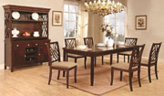 Hester Rectangular Leg Dining Table with Extension Leaf