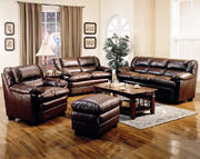 Harper Sofa Set - Brown