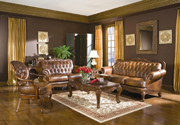 Victoria Leather Sofa Set