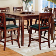 Newhouse Counter Height Dining Room Set with Grid Back Chairs