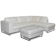 Valentino RF Chaise Pillowtop Sectional & Ottoman