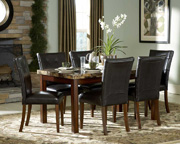 Achillea Faux Marble Dining Room Set