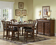 English Manor Counter Height Dining Room Set