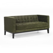 Roxbury Tufted Loveseat Green