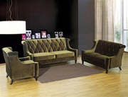 Barrister Sofa Set Green