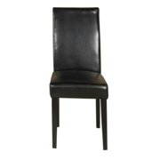 Bycast Leather Set Dining Chair Black