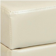 Metro Ottomans Upholstered Chair Cream