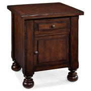 Lewiston Wood Storage End Table