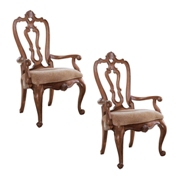 Carved Back Arm Dining Chair-Villa Cortina