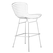 Modern Wire Bar Chair Chrome