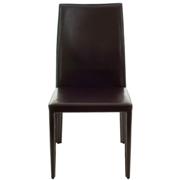 Daisy Leather Chair-Brown