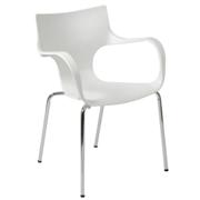 Lettie Side Chair-White Polypropylene