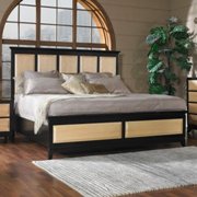 4 piece Insignia Panel Bed-Natural Maple