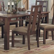 Enchantment Panel Back Side Dining Chair-Natural Walnut