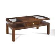 Gracious Living Cocktail Coffee Table-Dark Walnut