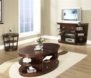 Montecito Occasional Coffee Table Set-Warm Brown