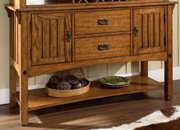 Craftsman Server Sideboard-Medium Brown Oak