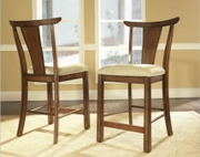 Dakota Bar Stool in Rich Brown