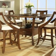 Gatsby Counter Height Dining Table-Medium Brown