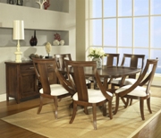 Gatsby Dining Set-Medium Brown