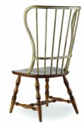 Sanctuary Spindle Back Side Chair in Drift & Dune