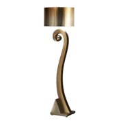 Swooshball Floor Lamp-Silver