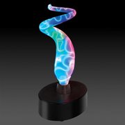 Mini Sculptured Electra Phosphor Kids Table Lamp Multi